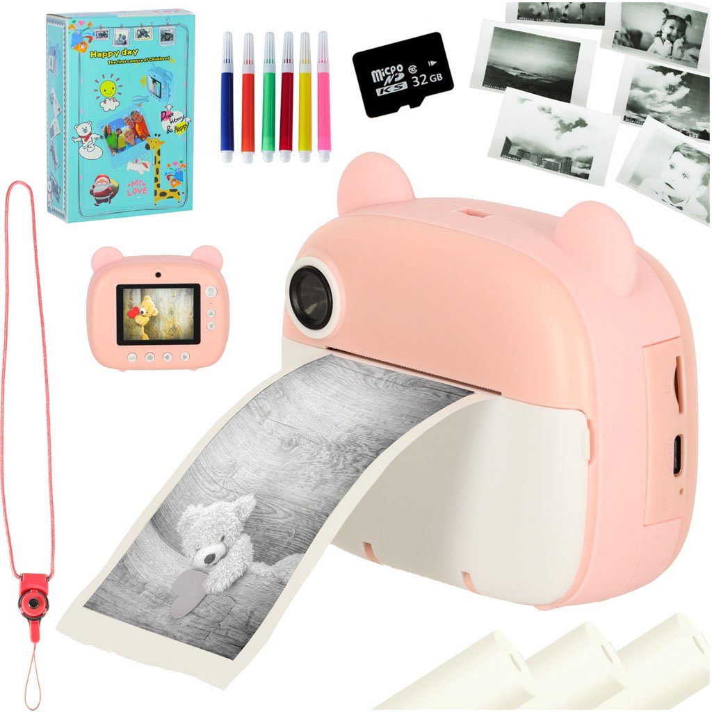 Aparat-natychmiastowy-dla-dzieci-mis-rozowy-160584 Dalis WLtoys Sky King F959 valdymo plokštė NAUJOJI VERSIJA