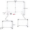 Vaikų futbolo vartai 2in1 143x110x70cm