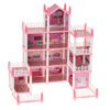 Domek-dla-lalek-willa-rozowa-DIY-4-poziomy-mebelki-1069171 Lėlių namelis vila rožinė "pasidaryk pats" 4 lygių baldai