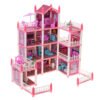 Domek-dla-lalek-willa-rozowa-DIY-4-poziomy-mebelki-1069191 Lėlių namelis vila rožinė "pasidaryk pats" 4 lygių baldai