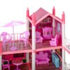 Domek-dla-lalek-willa-rozowa-DIY-4-poziomy-mebelki-1069241 Lėlių namelis vila rožinė "pasidaryk pats" 4 lygių baldai