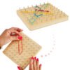 Geoboard-geoplan-drewniana-ukladanka-tworzenie-ksztaltow-z-gumek-137229 Geoboard Geoplan medinė dėlionė, kurianti figūras su gumytėmis