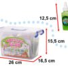 Kūrybinis rinkinys crystal glue slime 3D 26el.