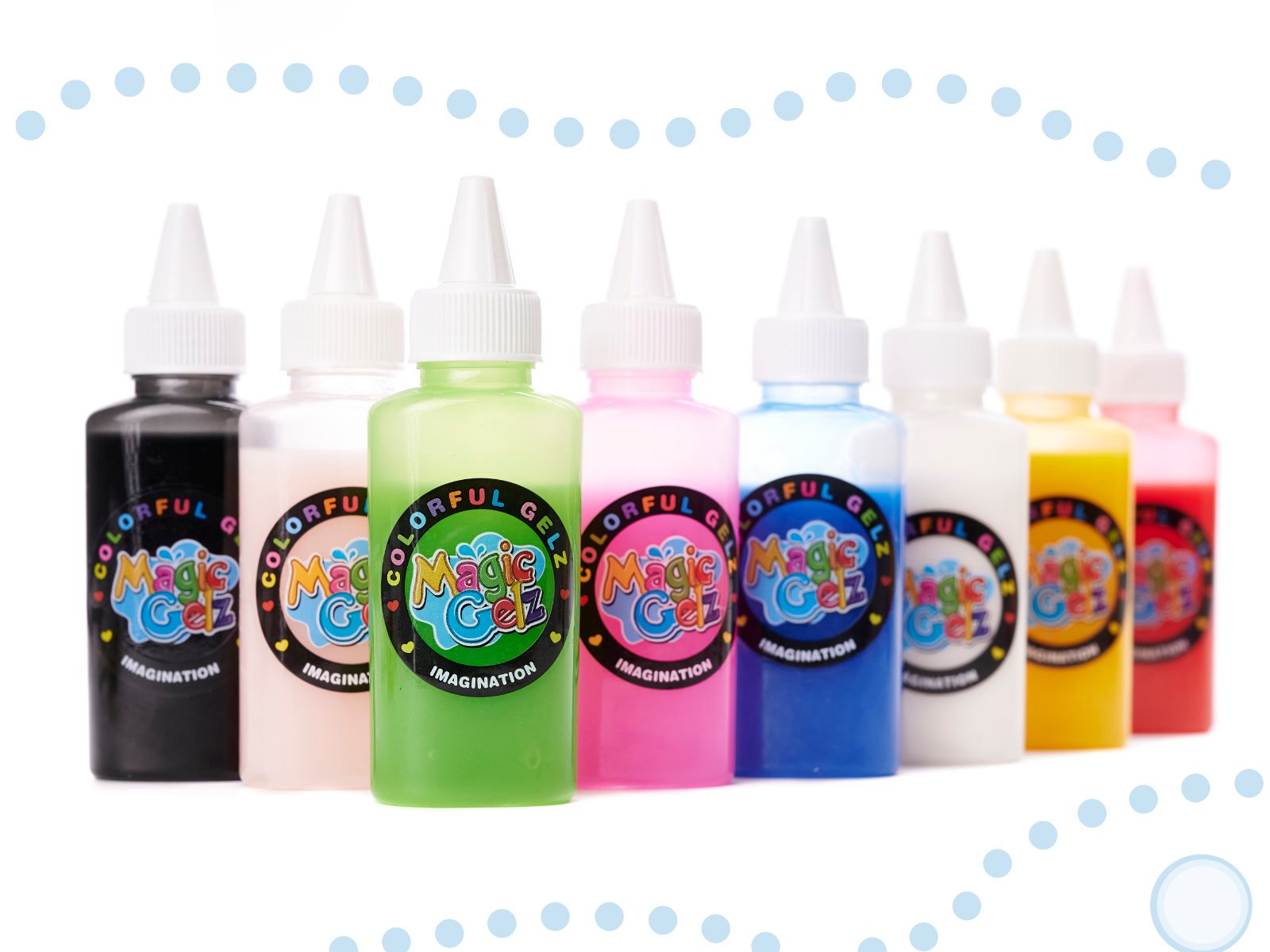 Kūrybinis rinkinys crystal glue slime 3D 26el.