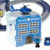 Elektrinio traukinio policijos automobiliai 92 elementai ~300cm
