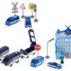 Elektrinio traukinio policijos automobiliai 92 elementai ~300cm