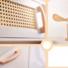 KX6284 Kuchnia drewniana MDF retro z akcesoriami BOHO 10 Vaikiška retro MDF medinė virtuvė su BOHO aksesuarais