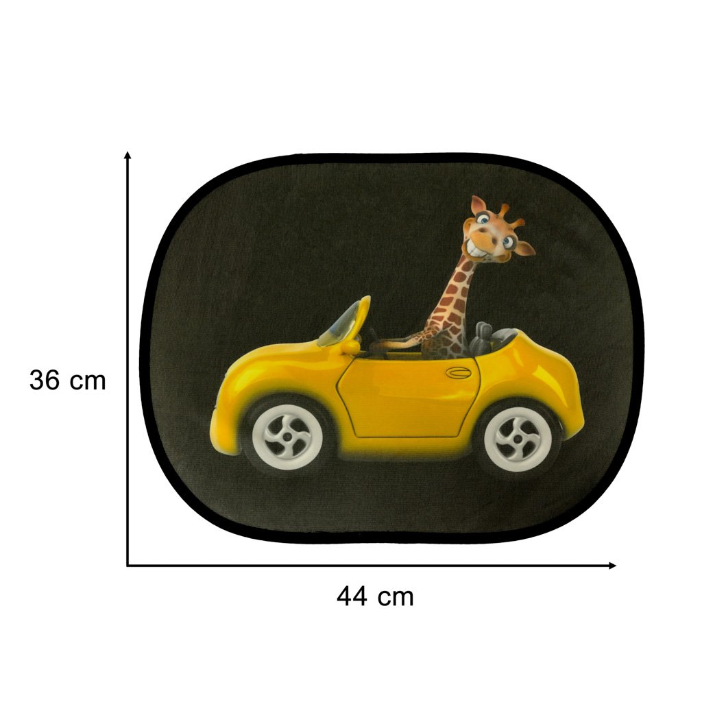 Lipni užuolaida automobiliui, žirafa