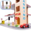 KX5853 LULILO parking drewniany BENINO piętrowy garaż miejski LULILO medinė automobilių stovėjimo aikštelė BENINO dviaukštis miesto garažas