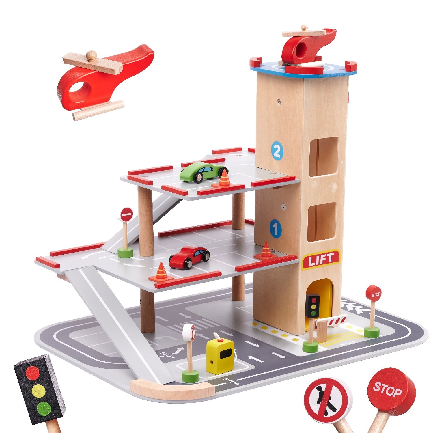 LULILO-Parking-drewniany-BENINO-pietrowy-garaz-miejski-141557 LULILO medinė automobilių stovėjimo aikštelė BENINO dviaukštis miesto garažas