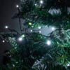 LED žibintai šviesos grandinė 10m 100LED šaltai balta