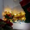 Lampki-LED-wiszaca-dekoracja-swiateczna-sanie-mikolaja-1058522 Kalėdų dekoracijos Kalėdų senelio rogės