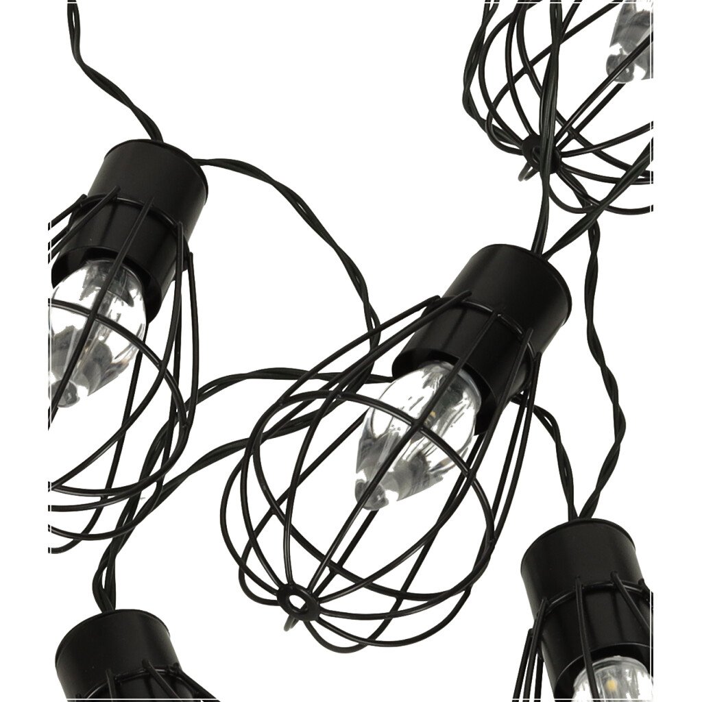 Lampki-ogrodowe-solarne-zarowki-girlanda-loft-10LED-132513 Sodo žibintai saulės lempučių girlianda palėpėje 10LED