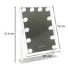Lusterko-do-makijazu-kosmetyczne-podswietlane-LED-Hollywood-z-12-zarowkami-USB-30-x-40-cm-152941 LED makiažo veidrodis su USB lemputėmis 30x40cm