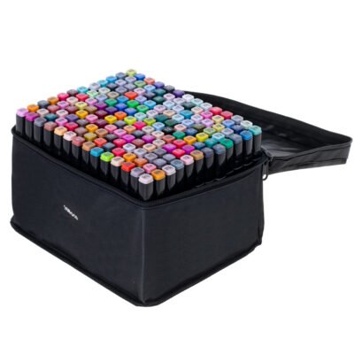 Markery-dwustronne-alkoholowe-w-etui-168-podstawka-1076592 Dvipusiai alkoholiniai žymekliai dėkle 168 + stovas