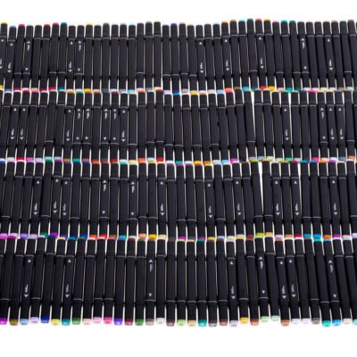 Markery-dwustronne-alkoholowe-w-etui-168-sztuk-1039221 Dvipusiai alkoholiniai žymekliai dėkle 168 vnt.