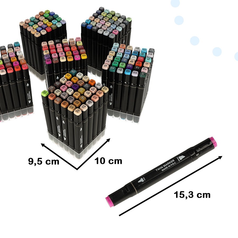 Markery-dwustronne-alkoholowe-w-etui-204-podstawka-134141 Saulės gėlių sodo žibintai 7 m 50LED įvairiaspalviai