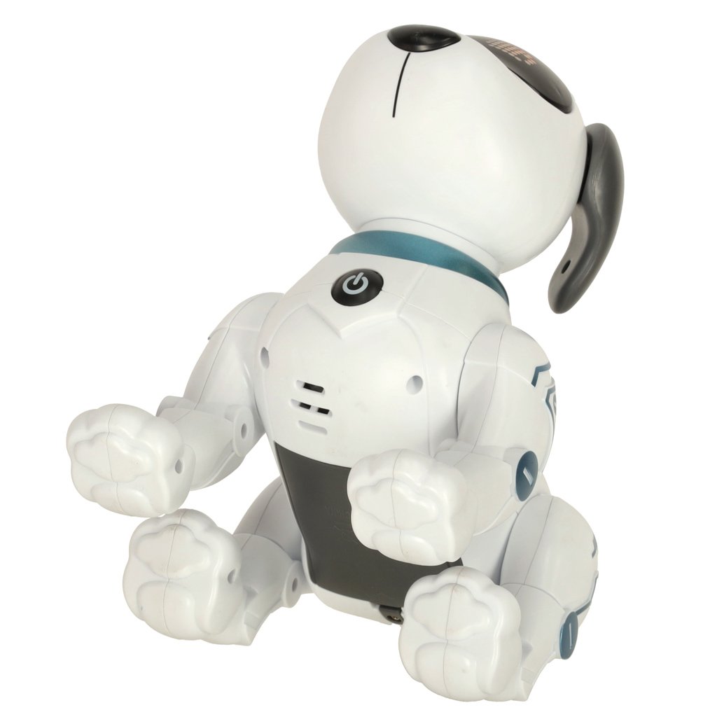 Pies-piesek-interaktywny-zdalnie-sterowany-na-pilota-RC-robot-skacze-spiewa-155963 RC robotas šuo šokinėja vaikšto