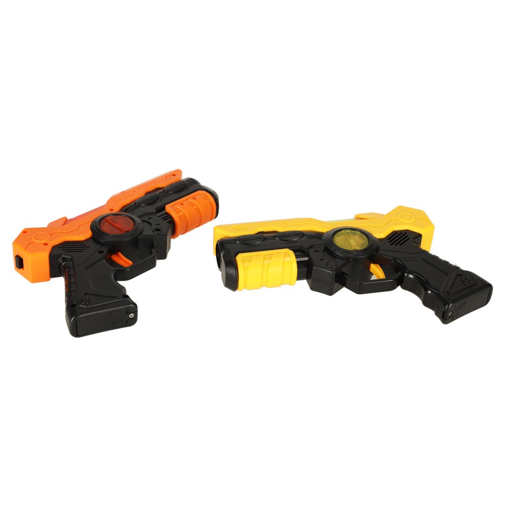 Pistolet-laserowy-paintball-z-tarcza-na-podczerwien-zestaw-2-szt-152205 Lazerinis dažasvydžio pistoletas su infraraudonųjų spindulių taikiniu, 2 vnt.