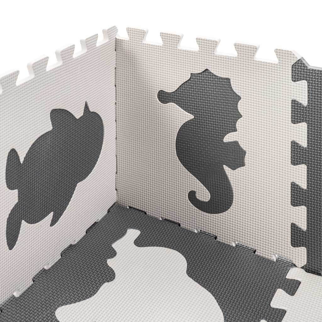 Puzzle-piankowe-mata-dla-dzieci-9-el-czarny-ecru-85cm-x-85cm-x-1cm-1053462 Putų dėlionės kilimėlis vaikams 9 el. juoda-ecru 85cm x 85cm x 1cm