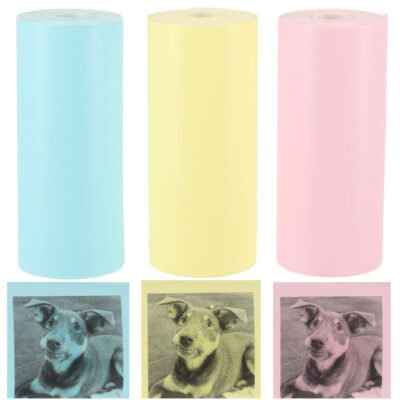 Rolki-papier-wklad-termiczny-do-mini-drukarki-5-7cmx3m-3-sztuki-kolorowe-141771 Terminio popieriaus ritinėliai mini spausdintuvui 5,7 cmx3 m 3 vnt., spalvoti