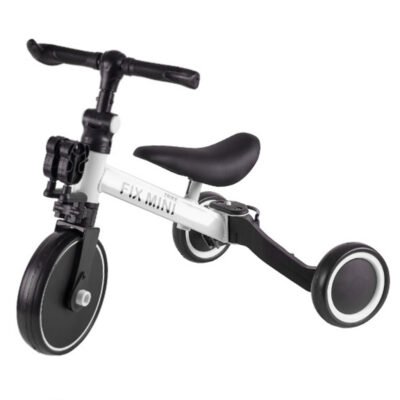 Trike Fix Mini krosinis triratukas 3in1 su pedalais baltas