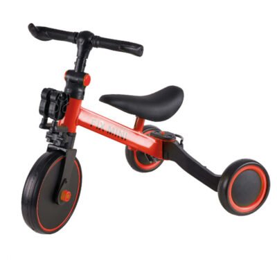 Trike Fix Mini krosinis triratukas 3in1 su pedalais raudonos spalvos