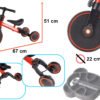 Rowerek-Trike-Fix-Mini-biegowy-trojkolowy-3w1-z-pedalami-czerwony-157599 Trike Fix Mini krosinis triratukas 3in1 su pedalais raudonos spalvos