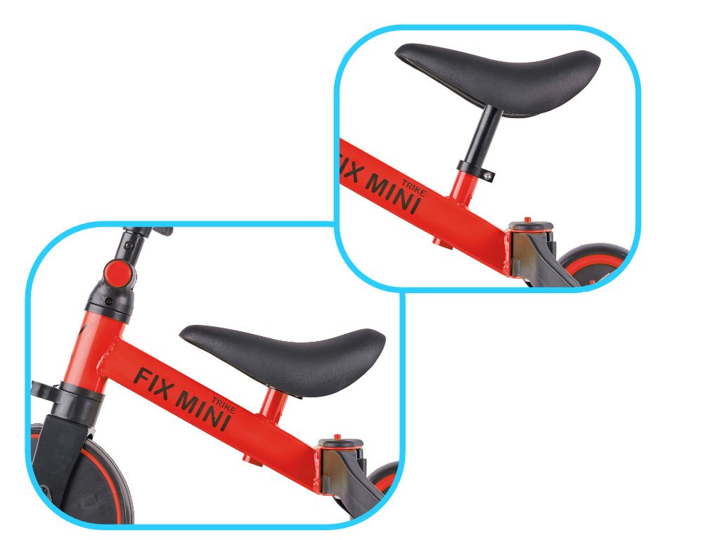 Rowerek-Trike-Fix-Mini-biegowy-trojkolowy-3w1-z-pedalami-czerwony-157600 Trike Fix Mini krosinis triratukas 3in1 su pedalais raudonos spalvos