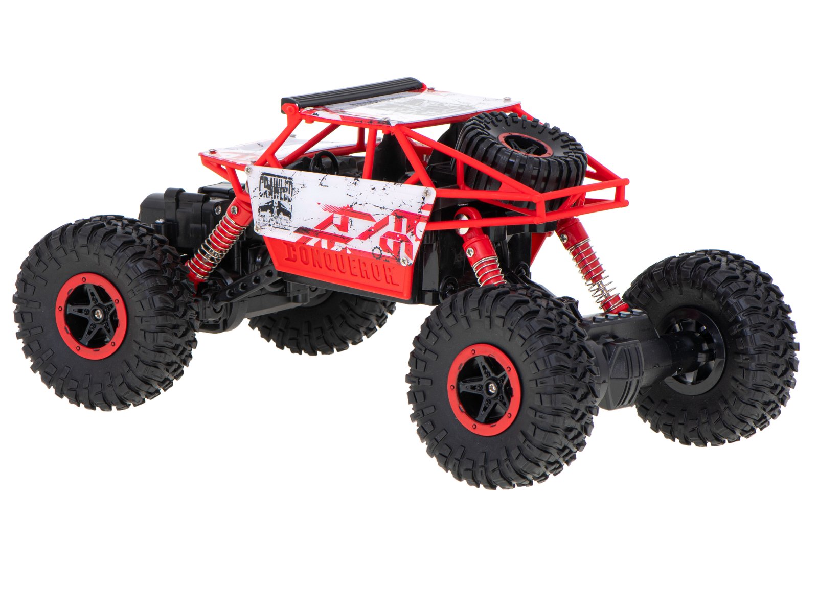 RC automobilis Rock Crawler HB 2.4GHz 1:18 raudonas