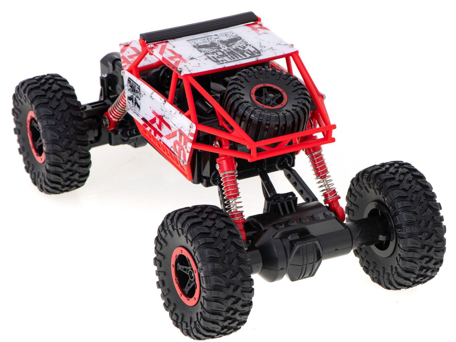 RC automobilis Rock Crawler HB 2.4GHz 1:18 raudonas