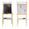 KX6489 Tablica magnetyczna kredowa + papier liczydło 90cm 9 Magnetinė kreidinė lenta abakus abakus popierinės kreidos raidės nemokamai