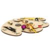 Tablica-manipulacyjna-drewniana-pies-49-x-37-cm-152994 Medinė manipuliacinė lenta šuo 49x37x6,5