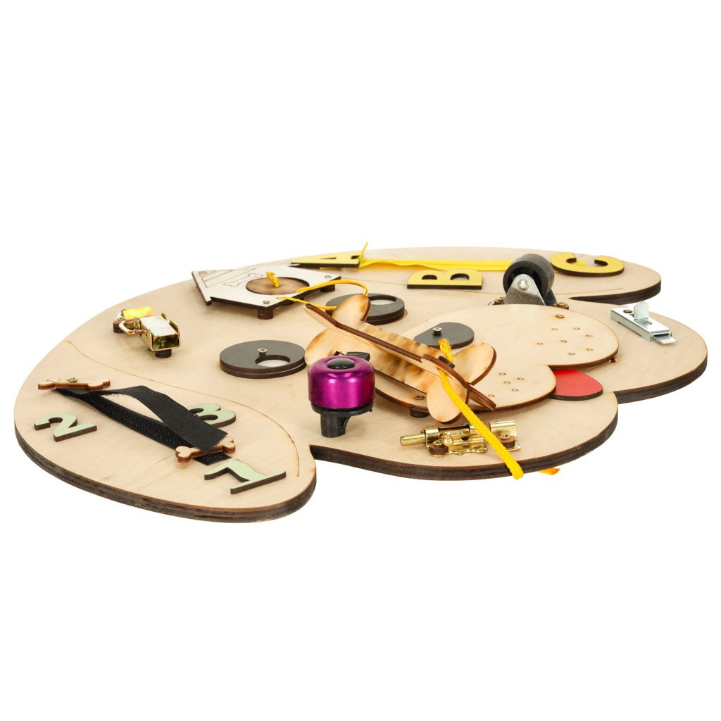 Tablica-manipulacyjna-drewniana-pies-49-x-37-cm-152994 Medinė manipuliacinė lenta šuo 49x37x6,5