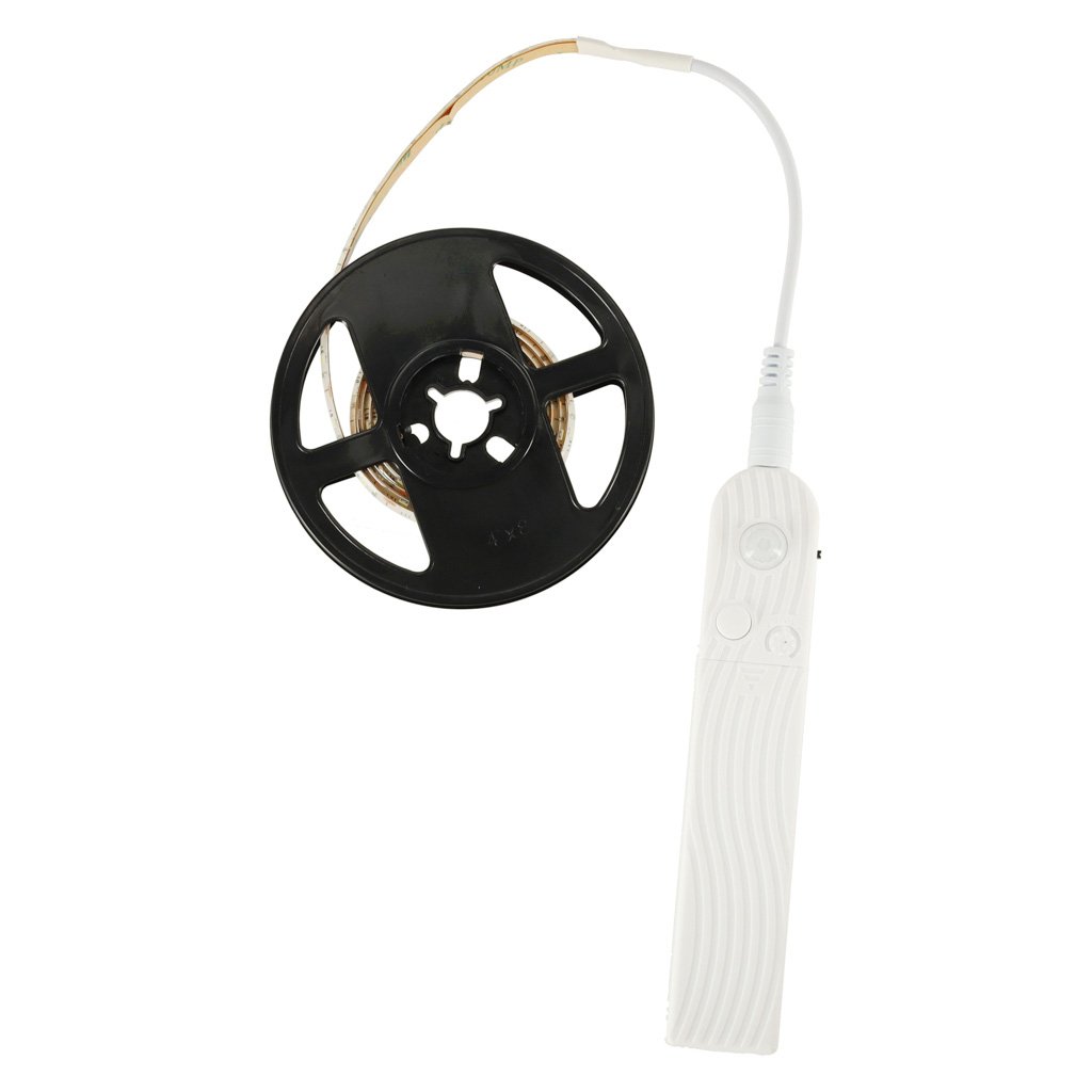 Tasma-LED-wodoodporna-na-baterie-USB-czujnik-ruchu-1M-59LED-cieply-bialy-154863 Akumuliatoriumi maitinama USB judesio detektoriaus LED juosta 1M šiltos baltos spalvos