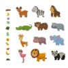 Ukladanka-puzzle-magnetyczne-zwierzeta-safari-47el-146175 Magnetinė dėlionė safario gyvūnai 47el.
