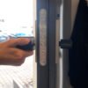 Zamek-elektroniczny-wkladka-do-drzwi-na-kod-odcisk-palca-bluetooth-154000 Durų spynos pirštų atspaudų cilindras juodas