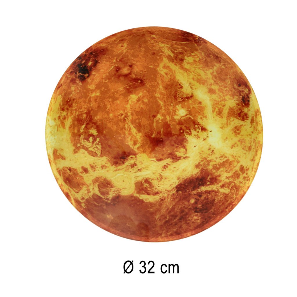 Zegar-scienny-planeta-mars-z-wyswietlaczem-LED-32-cm-pomaranczowy-157519 Planetos Marsas sieninis laikrodis su LED ekranu 32 cm oranžinis