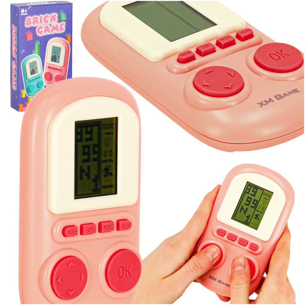 Gra-elektroniczna-zrecznosciowa-konsola-przenosna-rozowy-163482 Lipnios plėvelės ritinėlis tapetų faneruotė baltas marmuras - džiazas 1,22x50m