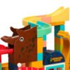 Klocki-konstrukcyjne-tor-kulkowy-147-el-Bibi-inn-160962 Kūrybiniai blokai dinozaurų parko kamuoliukų takas 147sz