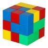 Klocki-magnetyczne-szescienne-32-el-161275 Mokomosios magnetinės kubinės konstrukcinės kaladėlės 32 el.