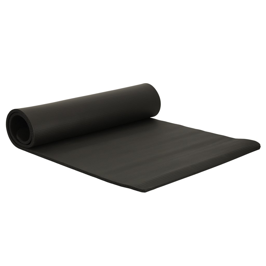 Mata-do-cwiczen-jogi-gruba-185x80x1-5-cm-czarna-162899 Jogos treniruočių kilimėlis storas 185x80x1,5 cm juodas