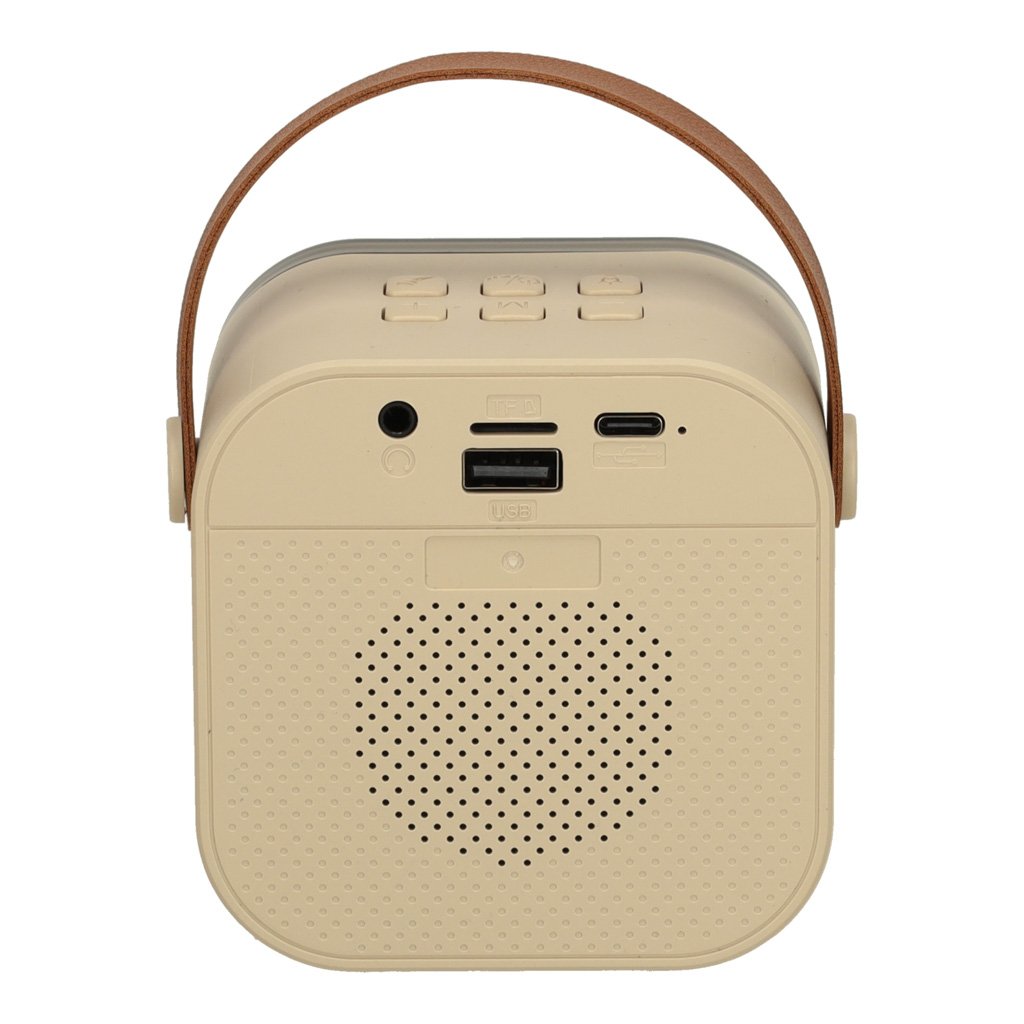 Zestaw-do-karaoke-2-mikrofony-glosnik-przenosny-BLUETOOTH-USB-LED-bezowy-162838 Karaokės rinkinys 2 mikrofonai + nešiojamas garsiakalbis BLUETOOTH USB LED smėlio spalvos