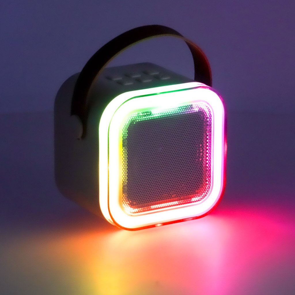 Zestaw-do-karaoke-2-mikrofony-glosnik-przenosny-BLUETOOTH-USB-LED-bezowy-162839 Karaokės rinkinys 2 mikrofonai + nešiojamas garsiakalbis BLUETOOTH USB LED smėlio spalvos
