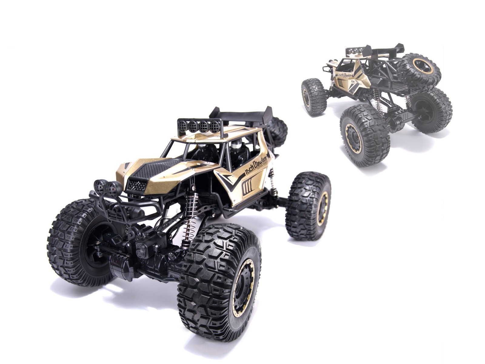 Samochód RC Rock Crawler 18 2.4GHz 51 x 30cm 6 RC automobilis Rock Crawler 2.4GHz 1:8 51cm aukso spalvos