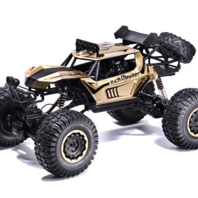 szczegół 10 RC automobilis Rock Crawler 2.4GHz 1:8 51cm aukso spalvos