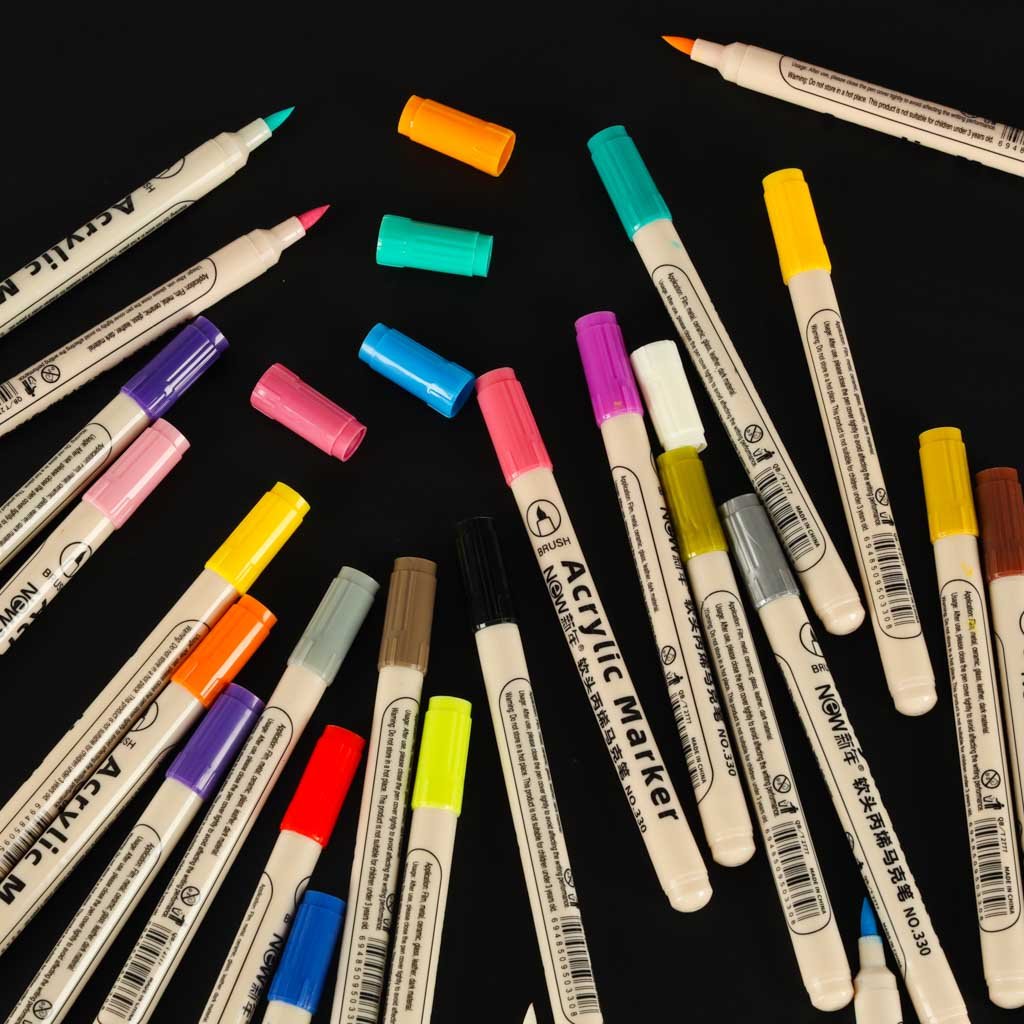 Markery-akrylowe-do-tkanin-kamieni-pisaki-flamastry-mazaki-wodoodporne-DIY-24-szt-167775 KX3257_1 Product Variation