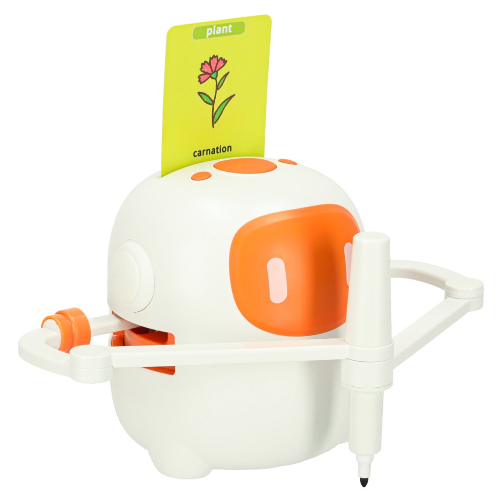 Robot-edukacyjny-interaktywny-nauka-rysowania-pisania-zestaw-fiszki-mazaki-pomaranczowy-170396 KX3145 Product Variation