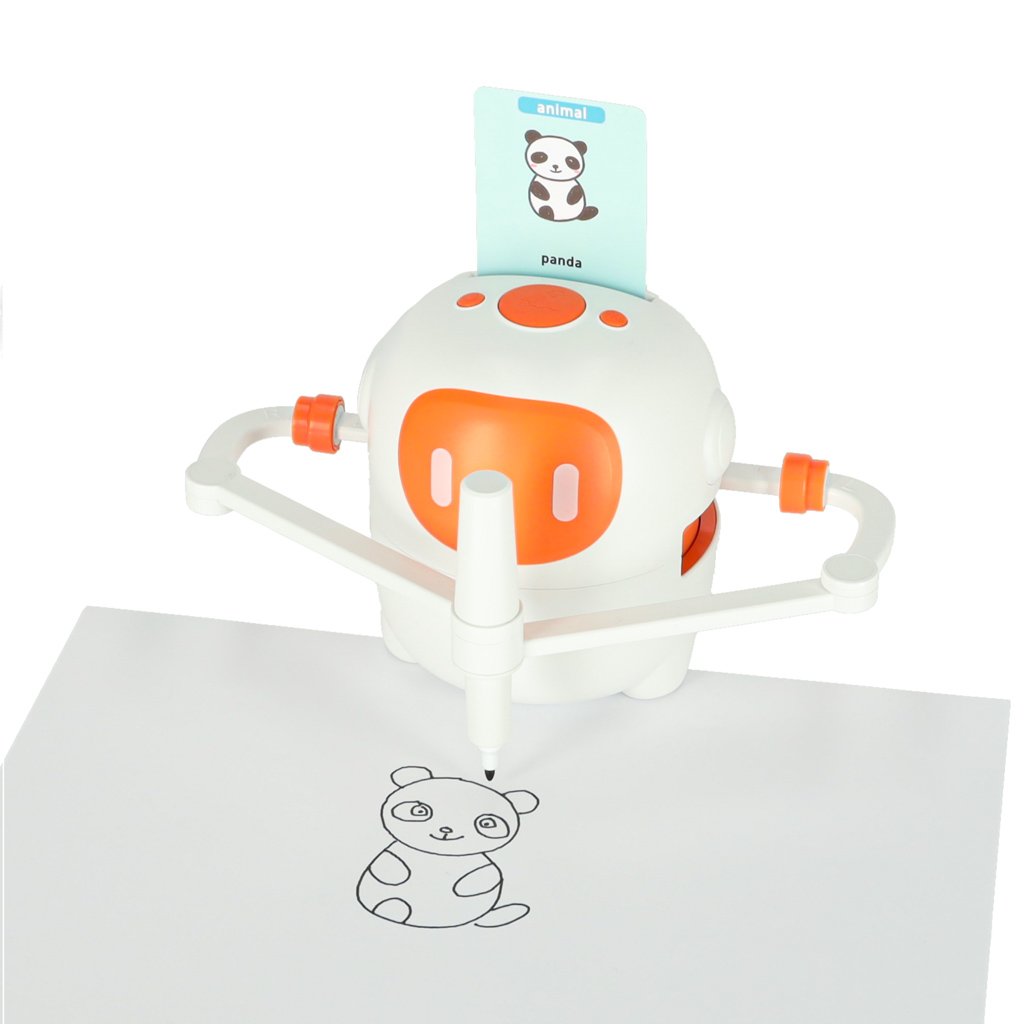 Robot-edukacyjny-interaktywny-nauka-rysowania-pisania-zestaw-fiszki-mazaki-pomaranczowy-170400 KX3145 Product Variation