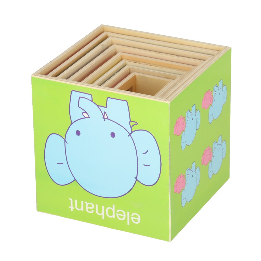 Wieza-edukacyjna-drewniana-sorter-ksztalty-nauka-liczenia-71cm-XXL-170485 Piramidinė dėlionė "Skaičiuokime gyvūnus"